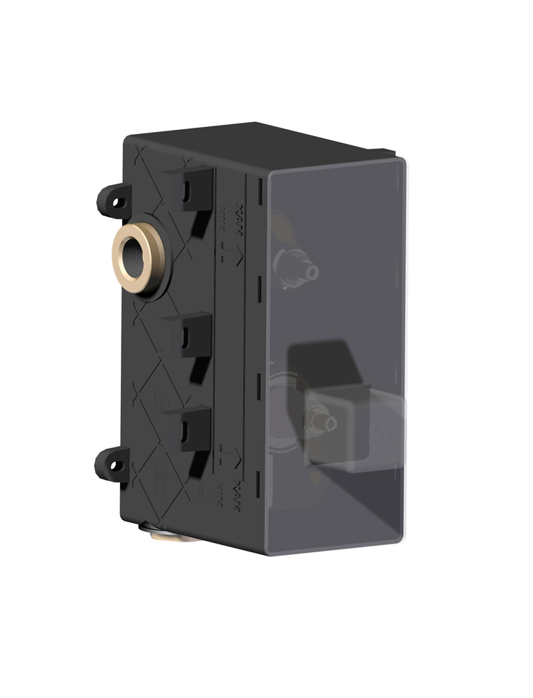 484021 Bellosta Rubinetterie ВСТРОЕННЫЙ ТЕРМОСТАТИЧЕСКИЙ СМЕСИТЕЛЬ С 2 ВЫХОДАМИ ДИВЕРТЕР 1/2 " 