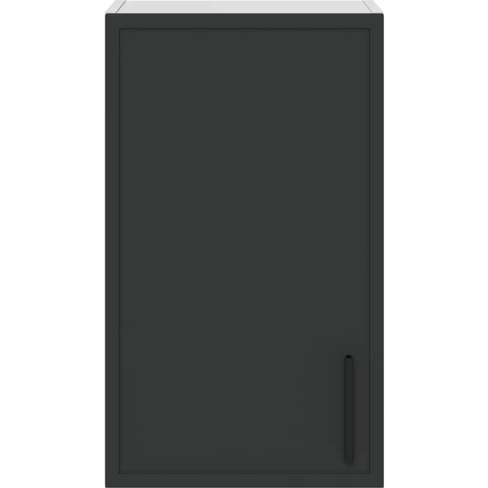 Кухонный шкаф навесной Неро 40x67.6x29 см МДФ цвет графит 86584920 STLM-2064856 DELINIA - Вид №3