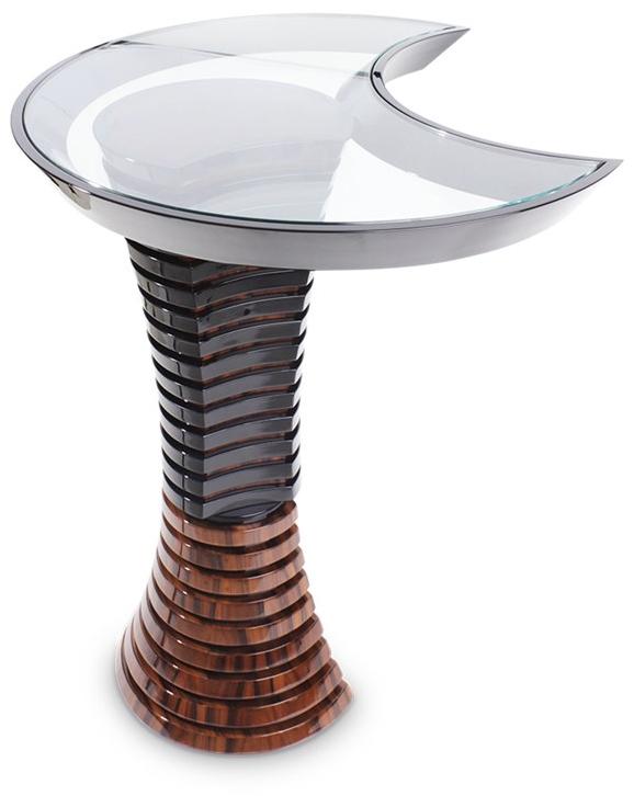 Malabar Журнальный столик из железа и стекла Volute sun-id-1381795 - Вид №4