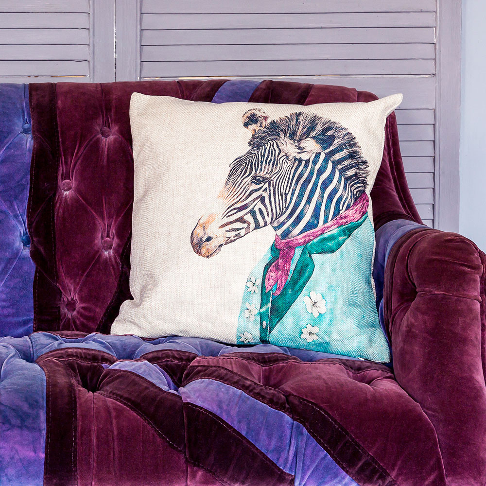 2719008 Декоративная подушка «Мистер Зебра» Object Desire  - Вид №1