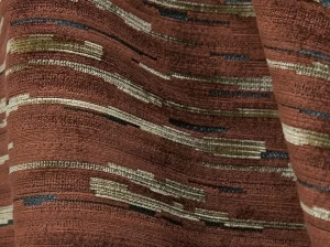 LELIEVRE Блестящая ткань в полоску Nature précieuse 0611