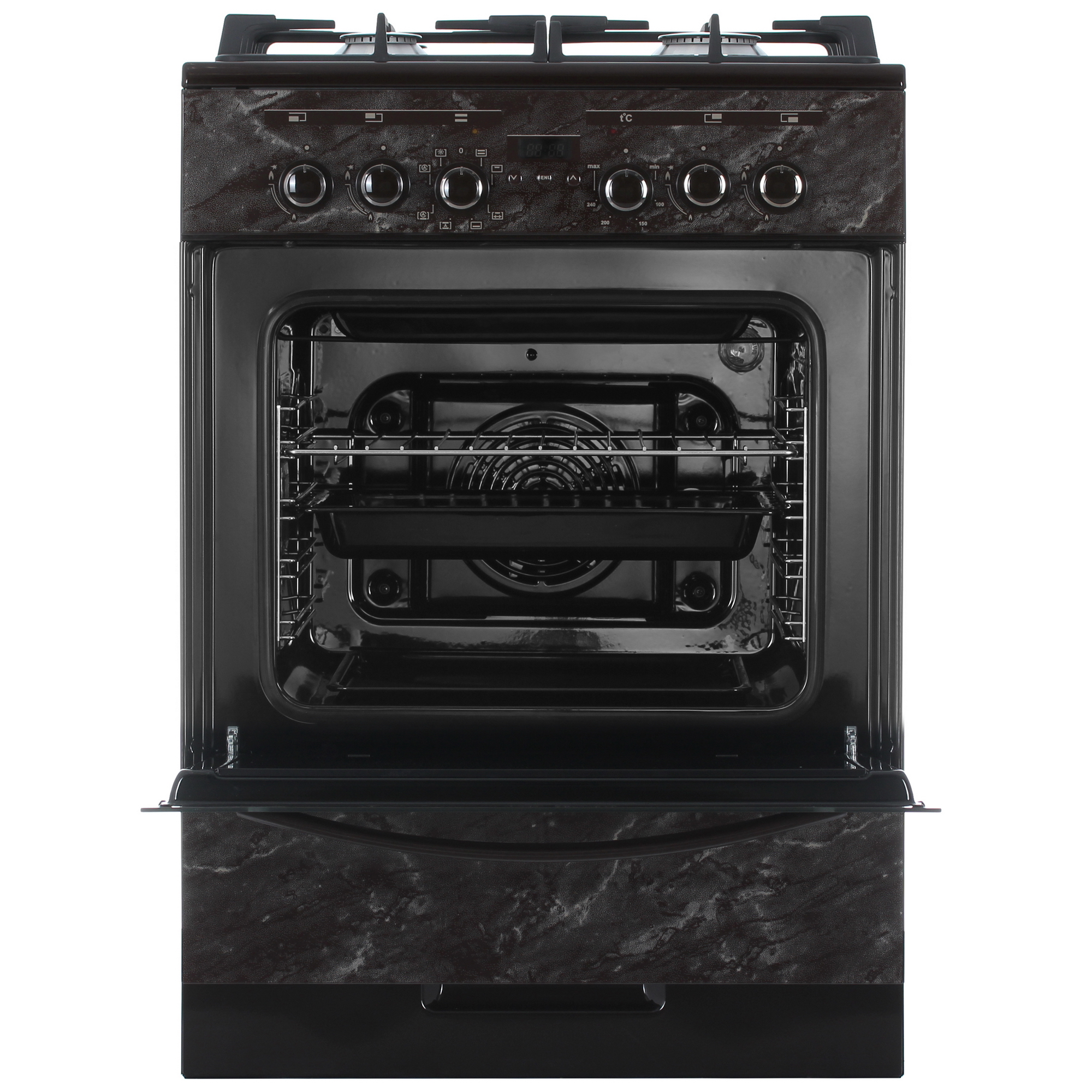 5360312 Комбинированная плита GEFEST ПГЭ 6502-04 0054 коричневый STDN-0075882 - Вид №7