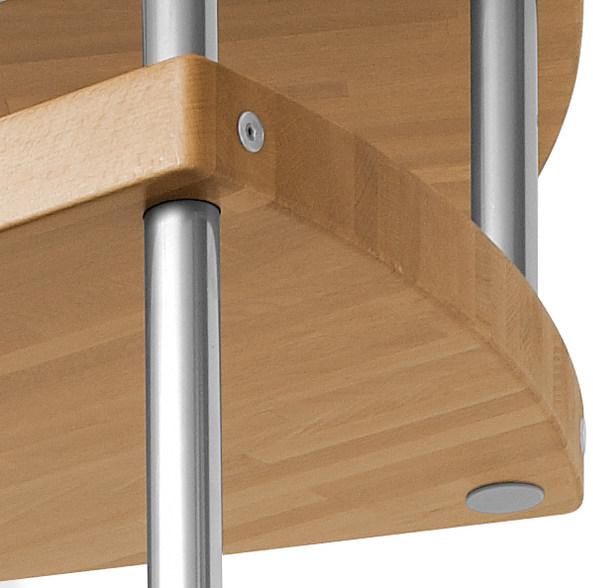 Fontanot Модульная винтовая лестница из нержавеющей стали и дерева Genius + 2:easy sun-id-1481709 - Вид №3