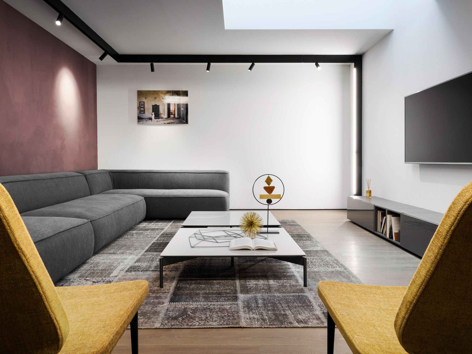 Шерстяной и хлопковый ковер в стиле пэчворк G.T.DESIGN Лоскутное шитье для мясной упаковки ARCH-00146141 - Вид №3