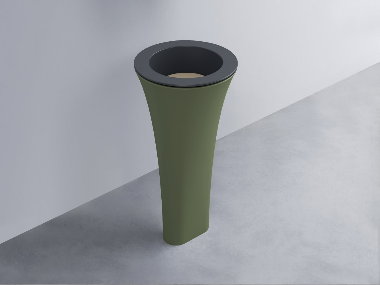 AMLA45-BA+AMPILT-AV+AMCOLT-AG Раковина Amedeo Tondo отдельностоящая cielo Enjoy + Amedeo Ceramica Cielo
