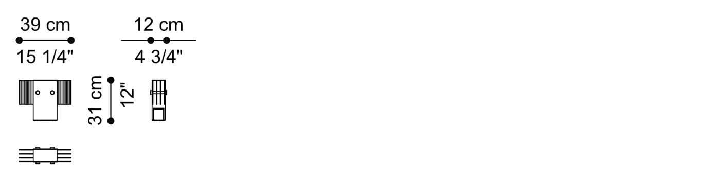 Стеклянная и металлическая настольная лампа Gianfranco Ferré Home Veil ARCH-00115627 - Вид №2