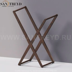 Agape X Ассемитричный полотенцедержатель под коричневый дуб AMET1877RU