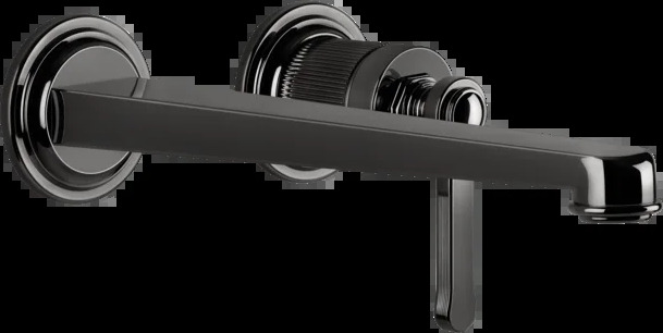 Смеситель для умывальника 65088 706 Gessi Venti20 ЧЕРНЫЙ МЕТАЛЛ PVD