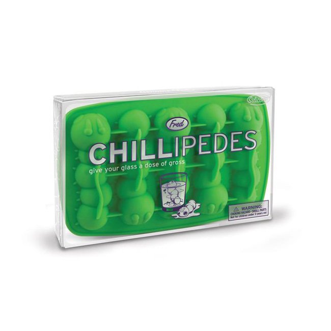 Форма для льда силиконовая зеленая Chillipedes FRED&FRIENDS ДИЗАЙНЕРСКИЕ 00-3871443 Зеленый  - Вид №1