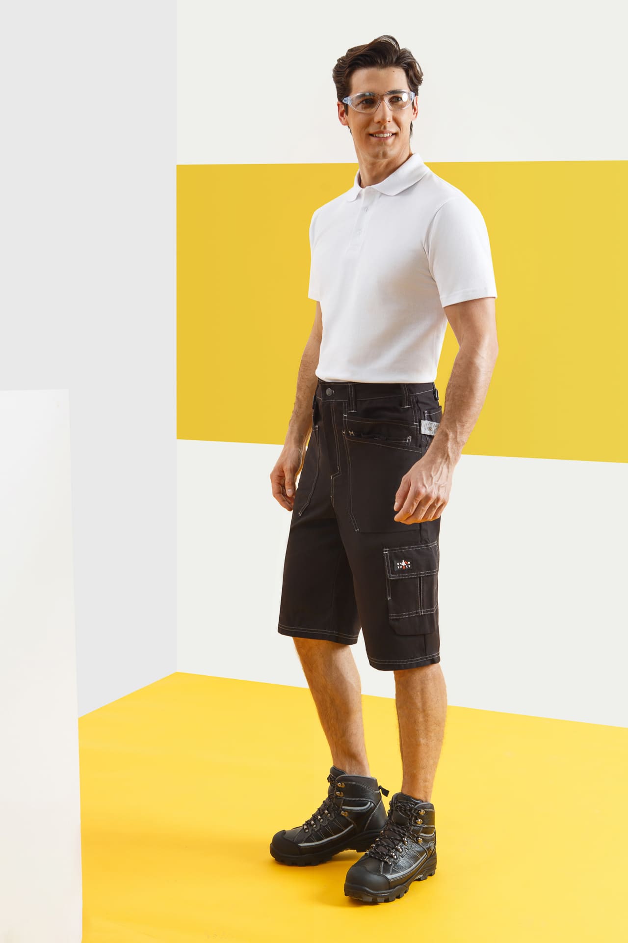 62882 Шорты  черные Union Space  Летняя спецодежда  размер 52-54/170-176  - Вид №4