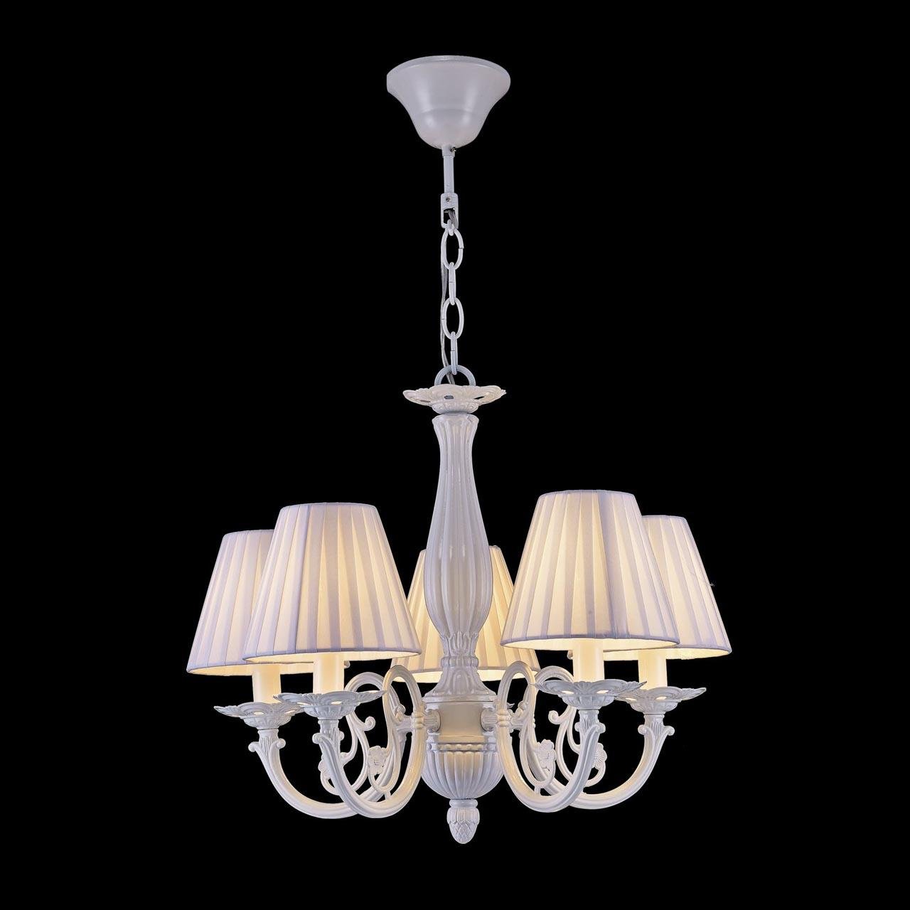 Подвесная люстра Freya Jasmine FR2686PL-05W FREYA ДИЗАЙНЕРСКИЕ, JASMINE 194342 Белый  - Вид №1