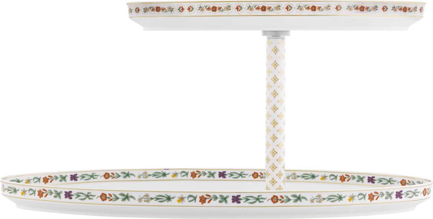 10543028 Furstenberg Блюдо двухъярусное Furstenberg "Раджастан" 22см Фарфор 