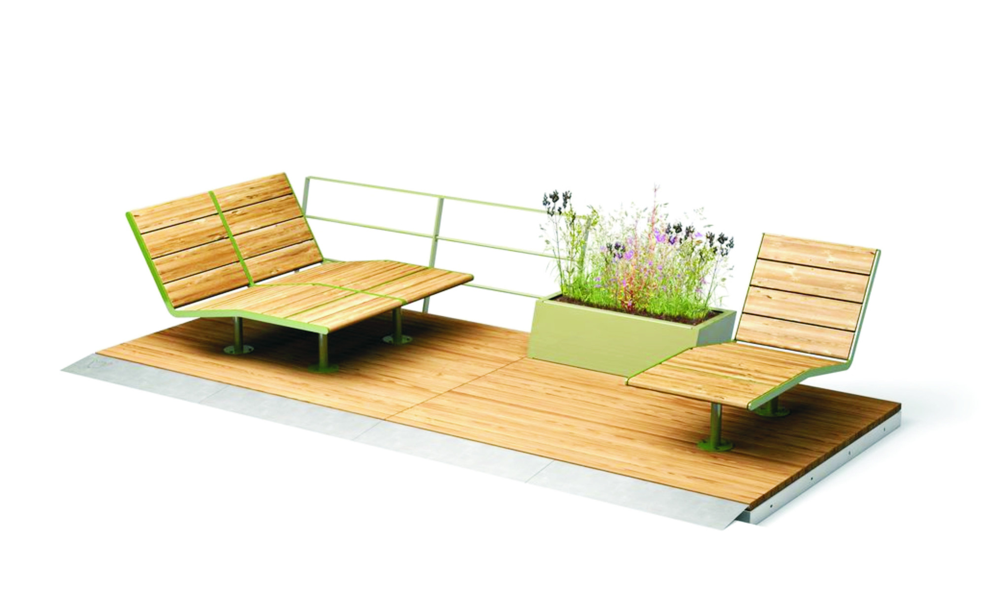 13454 МИНИ-СИТИ шезлонг, парклет LAB.Space 