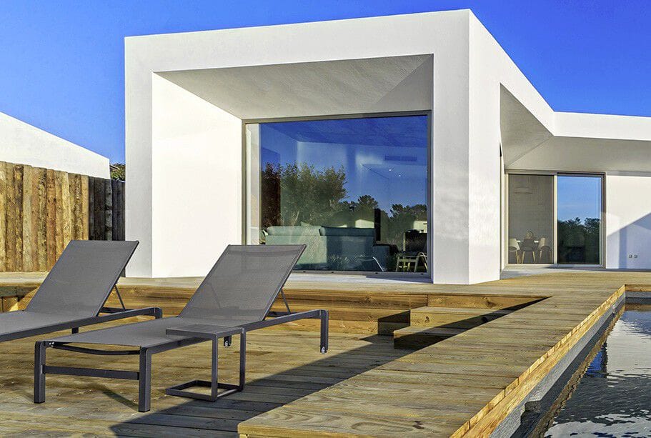 Алюминиевый квадратный садовый стол BIZZOTTO Konnor ARCH-00043099 - Вид №19