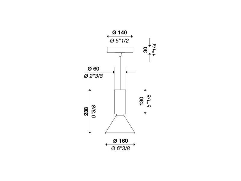 Выдувное стекло светодиодный подвесной светильник Andcosta Pin ARCH-00098131 - Вид №1