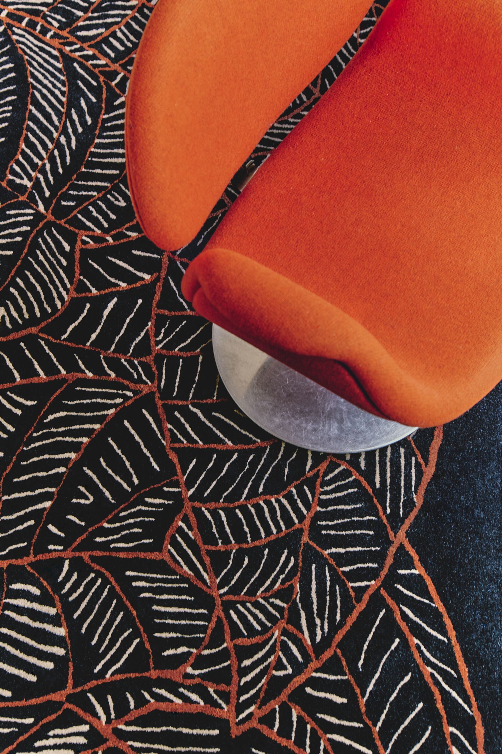 Шерстяной ковер ручной работы Toulemonde Bochart EDEN BLEU ARCH-00139556 - Вид №6