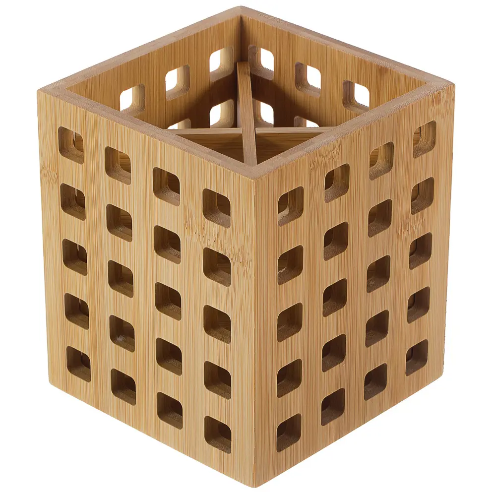 Подставка для приборов BAO 12x12x14 см бамбук 18581421 STLM-2151699 Santreyd 