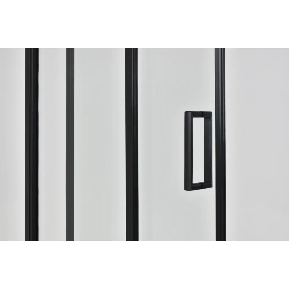 МЕТАКАМ Душевой уголок квадратный 80×80 см с черным профилем и стеклянными створками 89361541 STLM-0968051 - Вид №31