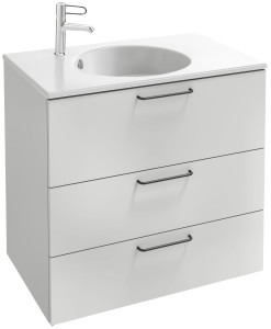 EB2532-R9-NR4 Тумба под столешницу 80 см, 3 ящика, черная ручка JACOB DELAFON ODÉON RIVE GAUCHE