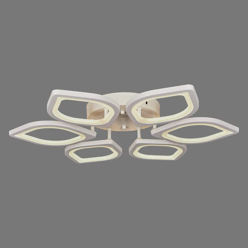 Люстра потолочная светодиодная Escada 10216/6LED 92W с пультом управления, 25 м², регулируемый белый свет, цвет белый STLM-2181393 - Вид №4