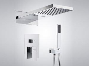 Светодиодный термостатический набор для душа с пластиной