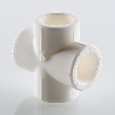 VTp.741.0.032 Фитинг полипропиленовый – крестовина Valtec 32 мм  - Вид №8