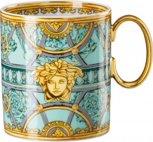 10644812 Rosenthal Versace Кружка Rosenthal Versace Ла Скала 300мл, фарфор, зелёная Фарфор