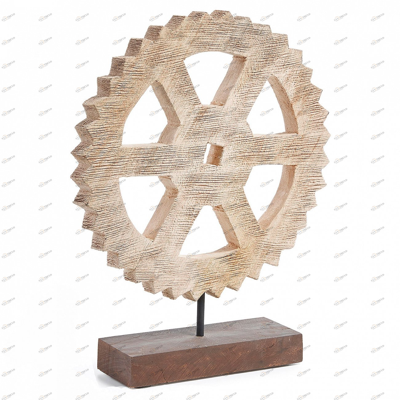 Статуэтка декоративная деревянная 38х30 см бежевая Stora от La Forma LA FORMA STORA 343386 Бежевый;коричневый 