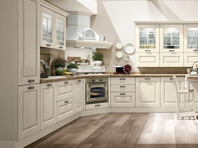 Cucine Lube Деревянная кухня с ручками Laura 06 - Вид №1