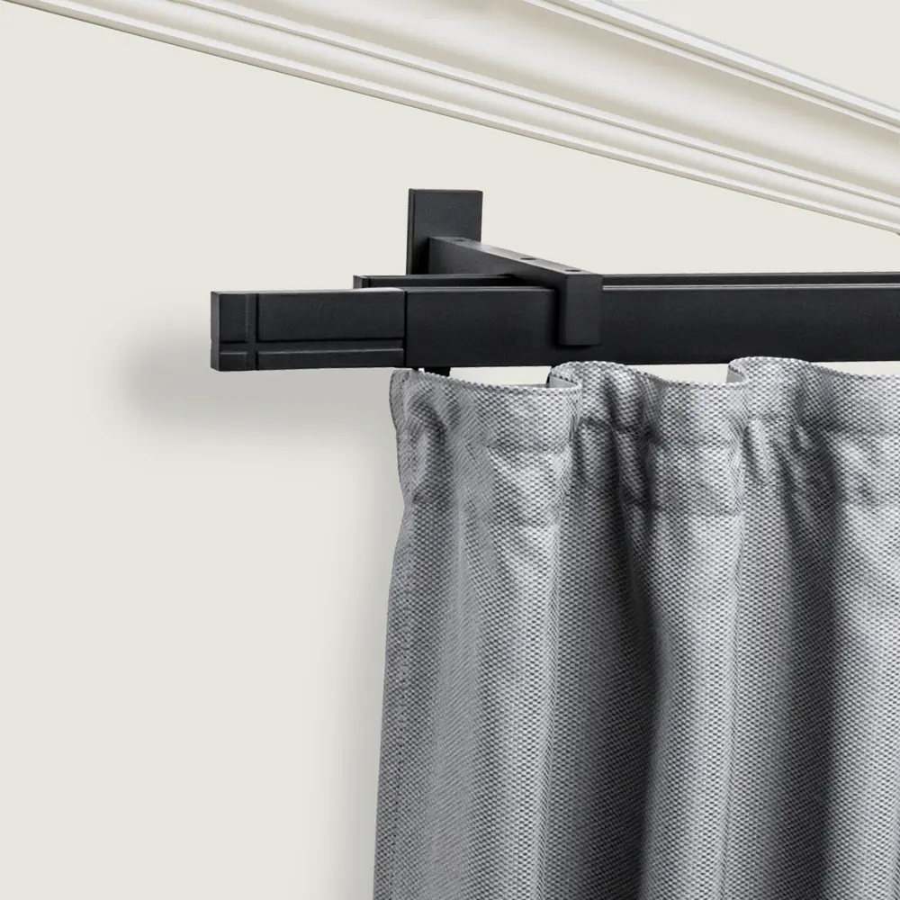 Профиль для карниза Хайтек 200 см алюминий цвет черный ARTTEX STLM-2095823 - Вид №3