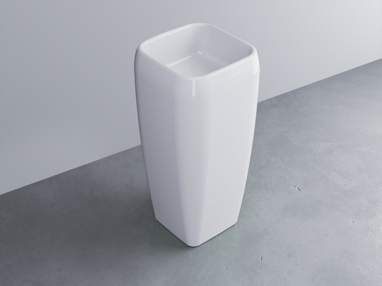 SHFREEC-BL Раковина отдельностоящая, установка по центру комнаты cielo Shui Ceramica Cielo