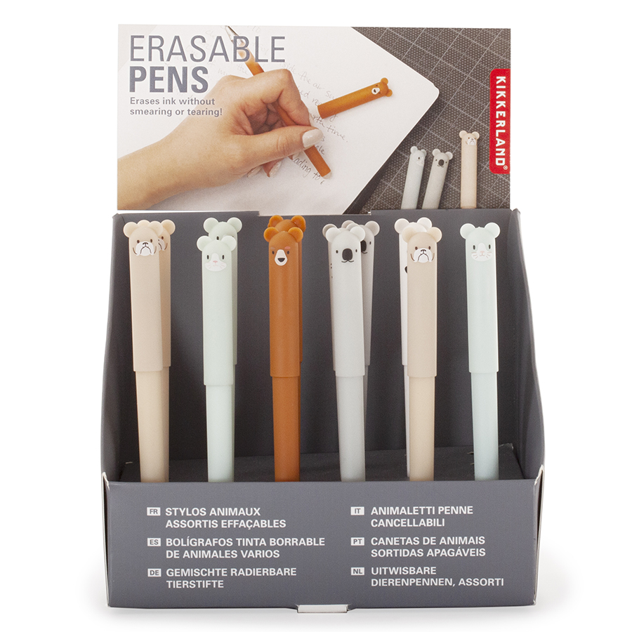 4363-A Ручка стираемая animal bear Kikkerland  - Вид №2