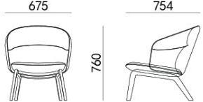 HC28 Cosmo Кресло с подлокотниками Heron B34a - Вид №1