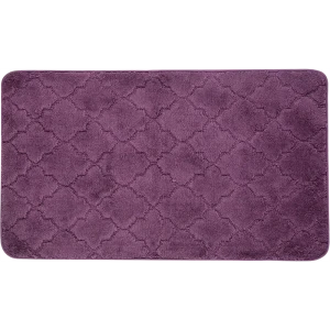 Коврик для ванной Bath Plus Лана 70x120 см цвет фиолетовый 82179593 STLM-2052748
