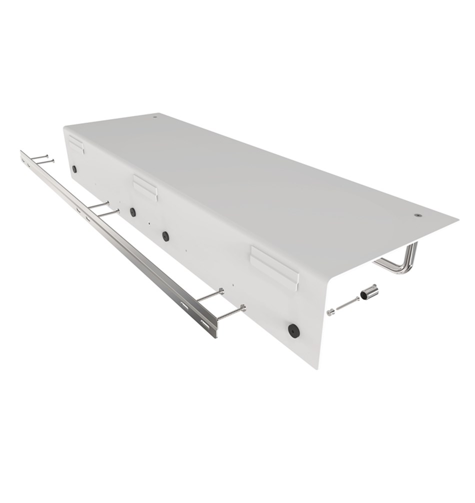 FROST Вешалка для верхней одежды UNU 600 » белая / полированная Алюминий / нержавеющая сталь Белый / полированный U4003-W  - Вид №2