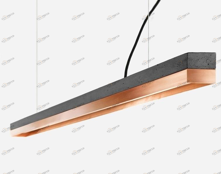 GANTlights Подвесной светильник из цемента и меди C sun-id-1348994