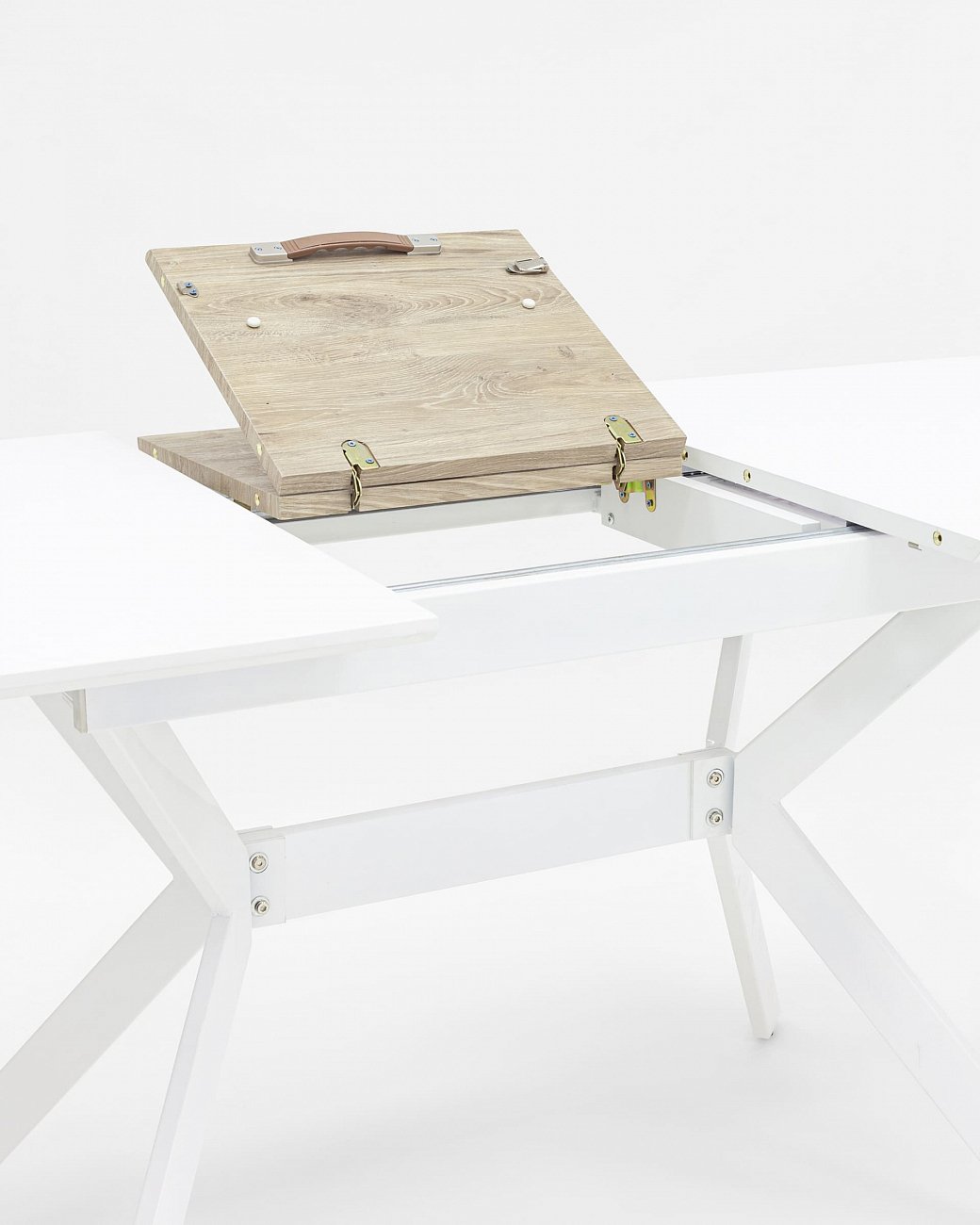 Стол обеденный раздвижной белый 120-160 см "Орландо" STOOL GROUP  00-3958834 Белый  - Вид №5