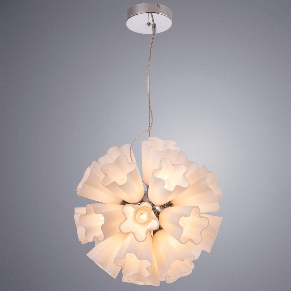 Подвесная люстра Arte Lamp Canzone A3469SP-25CC ARTE LAMP ДИЗАЙНЕРСКИЕ, CANZONE 328811 Белый  - Вид №2