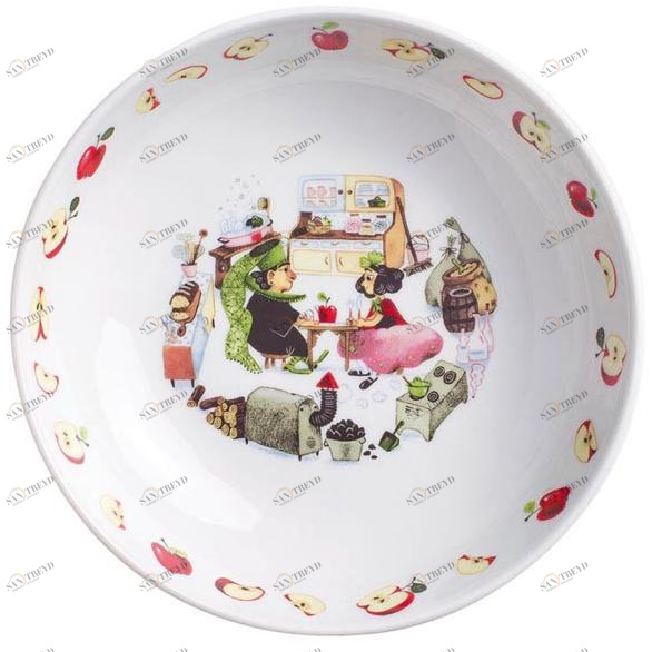 203418A50564C_ohneind Дети Фарфор глубокое блюдо 18 см Schneewittchen Kahla-porzellan 