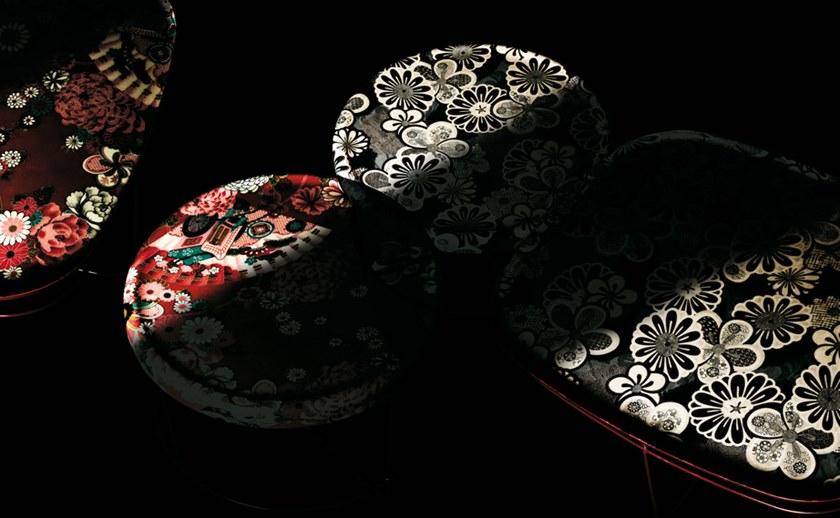 Moroso Круглый журнальный столик из полиэфирной смолы со стальным основанием sun-id-1456689 - Вид №3
