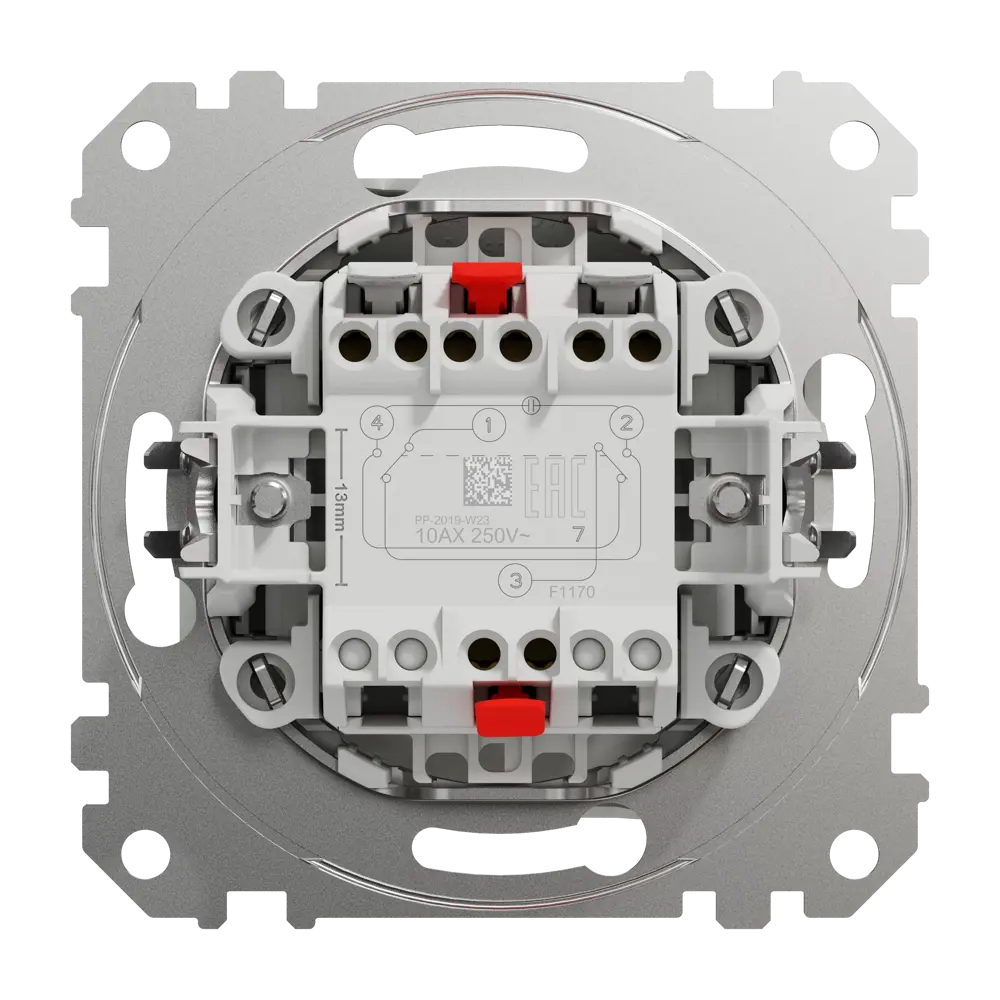 Переключатель перекрёстный встраиваемый Systeme Electric Sedna Design 1 клавиша, цвет белый 84830231 STLM-2097095 Sedna Design Elements - Вид №2