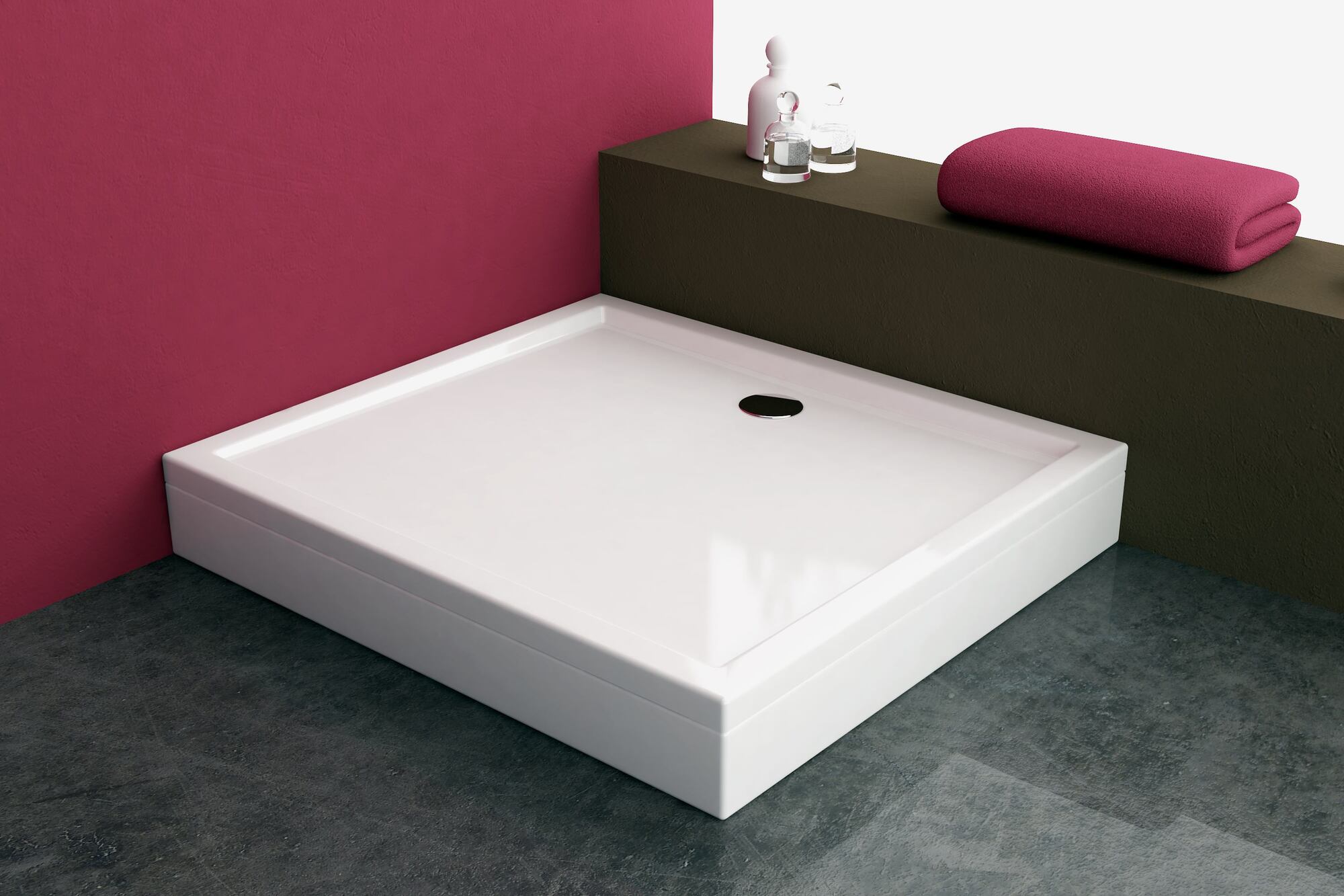 Поддон для душа акриловый Kolpa-San Flamenco 00505  Словения  - Вид №1