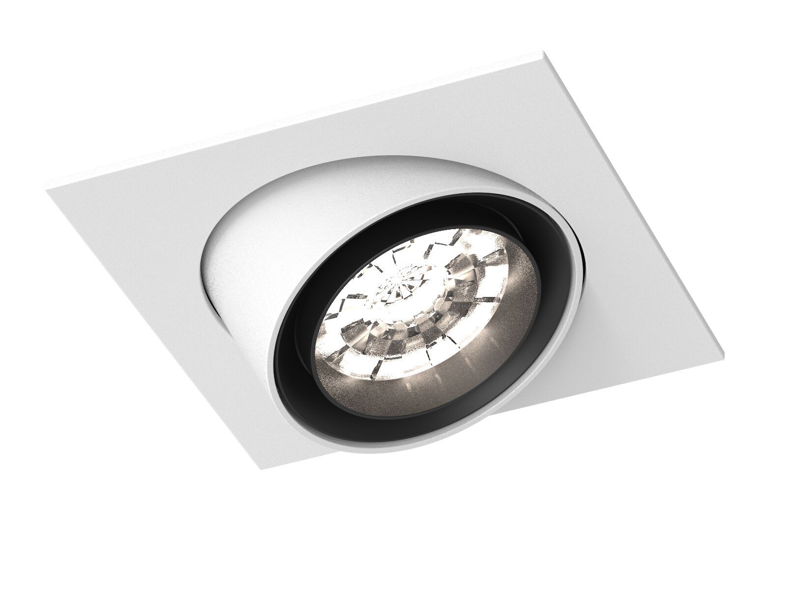 Литой алюминиевый поворотный квадратный встраиваемый прожектор PROLICHT Centriq ARCH-00050464 - Вид №1