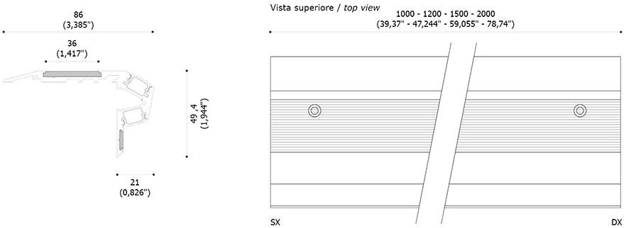 Aldabra Алюминиевый профиль для лестницы со светодиодной подсветкой sun-id-1349816 - Вид №10