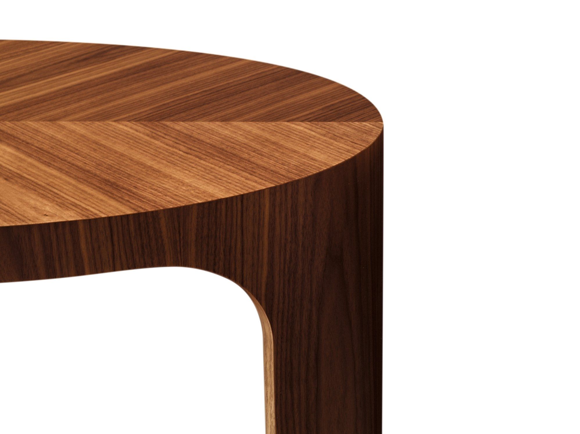 Деревянный овальный журнальный столик Giorgetti LING ARCH-00025133 - Вид №1