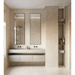 Глазурованный керамогранит Arcadia Ceramica Arawac 60x120 см 1.44 м² матовый цвет бежевый