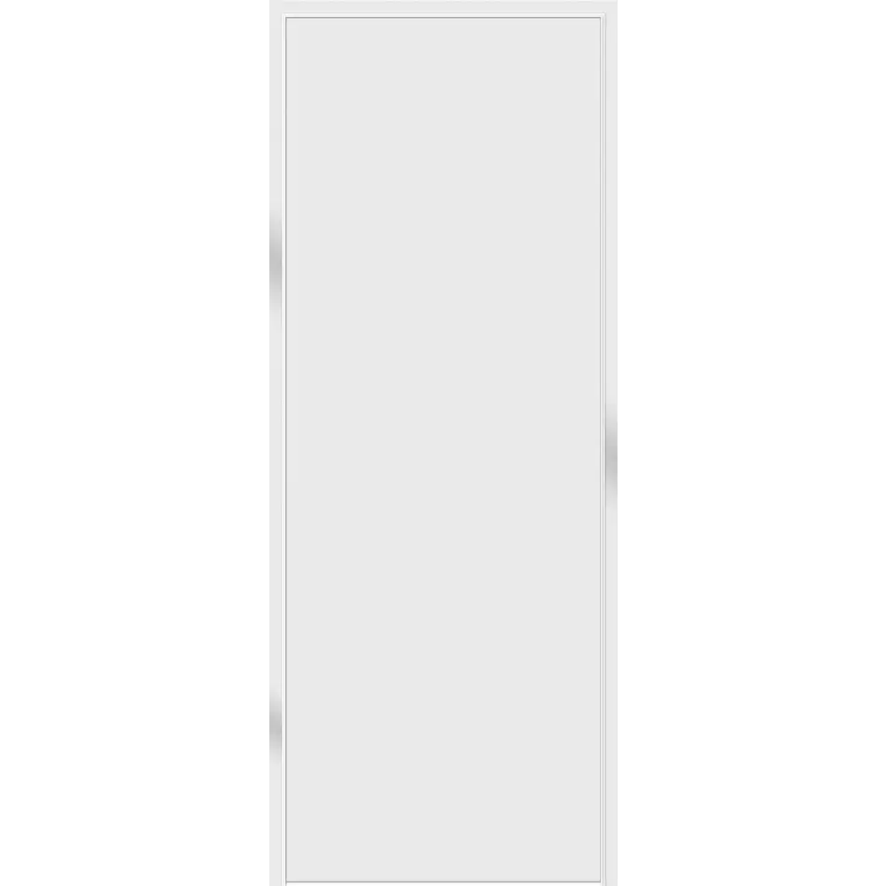 Дверь межкомнатная глухая Invisible Opt 80x200 см правая алюминий цвет белый 89439069 STLM-2103412 VELLDORIS 