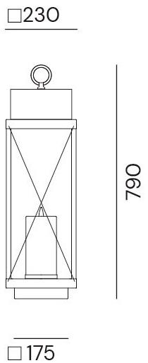 Il Fanale Торшер для улицы из латуни Lanterne sun-id-1507911 - Вид №3
