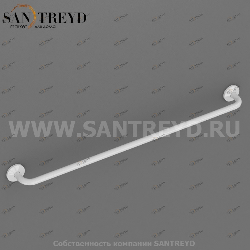 DS144 Линейная ручка безопасности 120 см белая Globo AUSILIA Италия Ceramica Globo