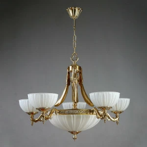 Подвесная люстра Ambiente Navarra 02228/5 WP белая AMBIENTE ДИЗАЙНЕРСКИЕ, NAVARRA 188231 Белый